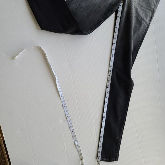 Siwy Leona Skinny Jean in‎ Teasing Wash Black Gray Ombre Size 24 - Picture 10 of 10